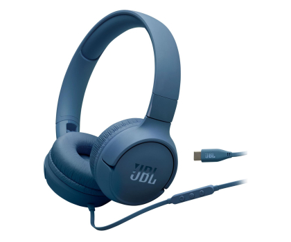 Słuchawka JBL Tune 520C USB-C niebieskie